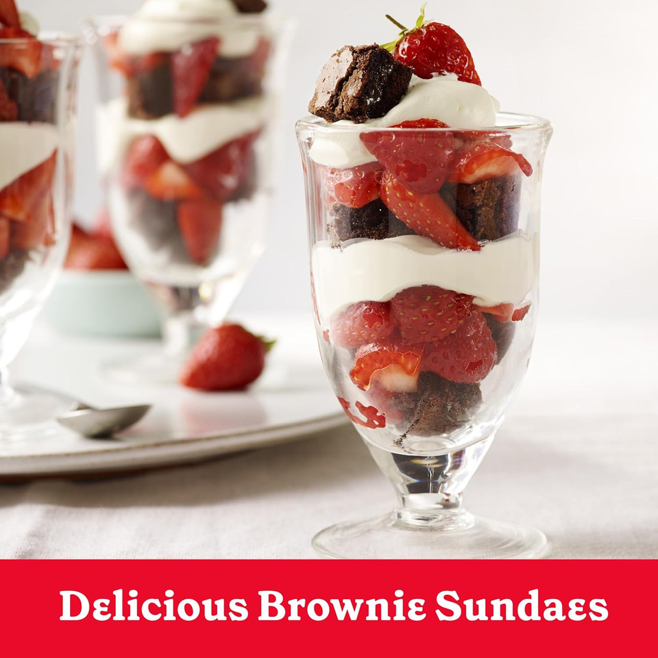 Betty Crocker Delights Salted Caramel Brownie Mix, 18.4 Oz. (Pack Of 8)