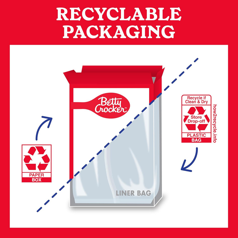 Betty Crocker Delights Salted Caramel Brownie Mix, 18.4 Oz. (Pack Of 8)