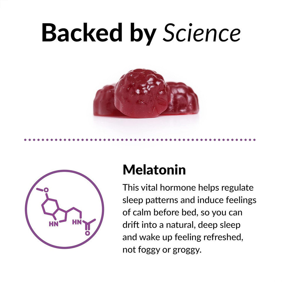 Force Factor Somnapure Gummies With Melatonin For Adults, Non-Habit-Forming Sleep Aid Supplement For Deep Sleep, Stay Asleep Longer, Wake Up Refreshed, Dream Berry Flavor, 360 Gummies (Pack Of 3)