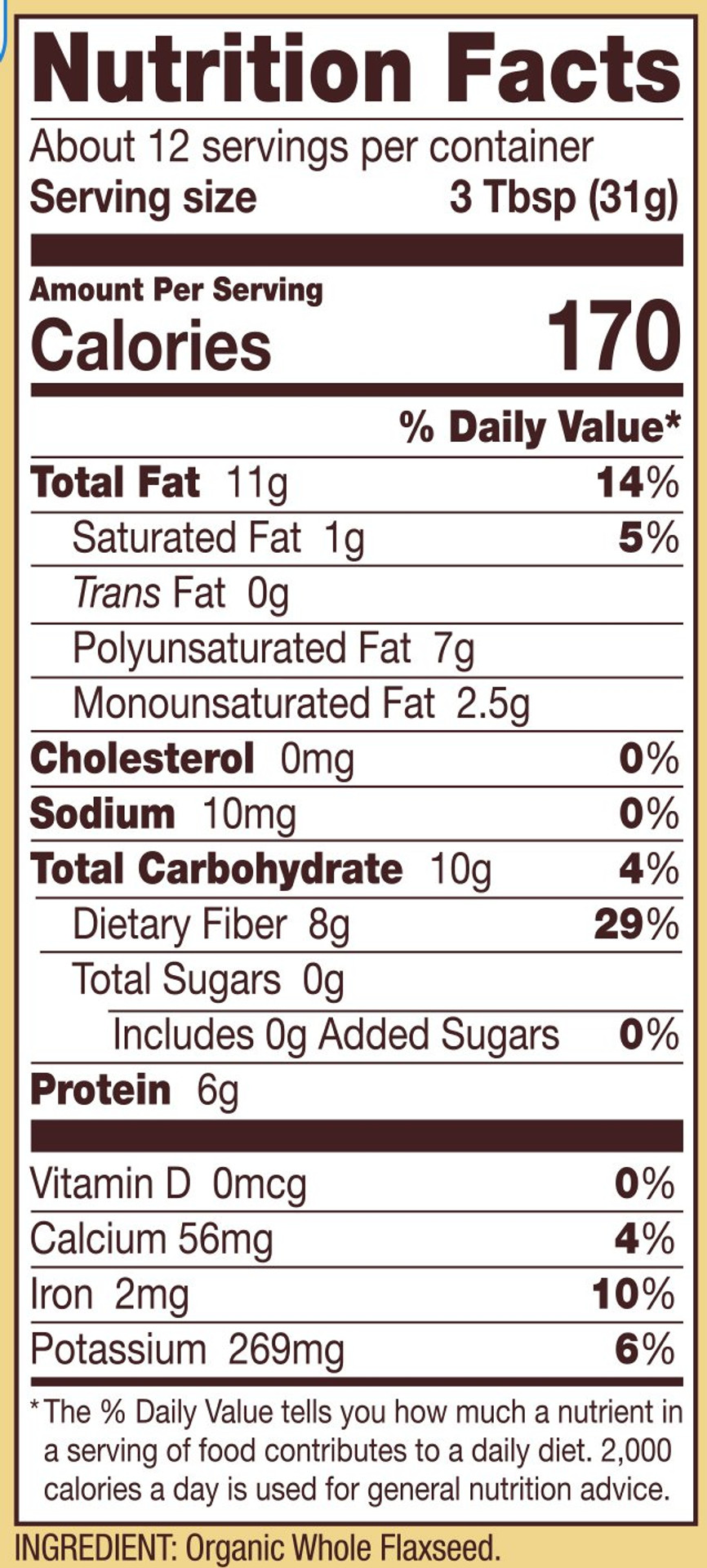 Bob'S Red Mill Organic Brown Flaxseeds, 13-Ounce (Pack Of 6)