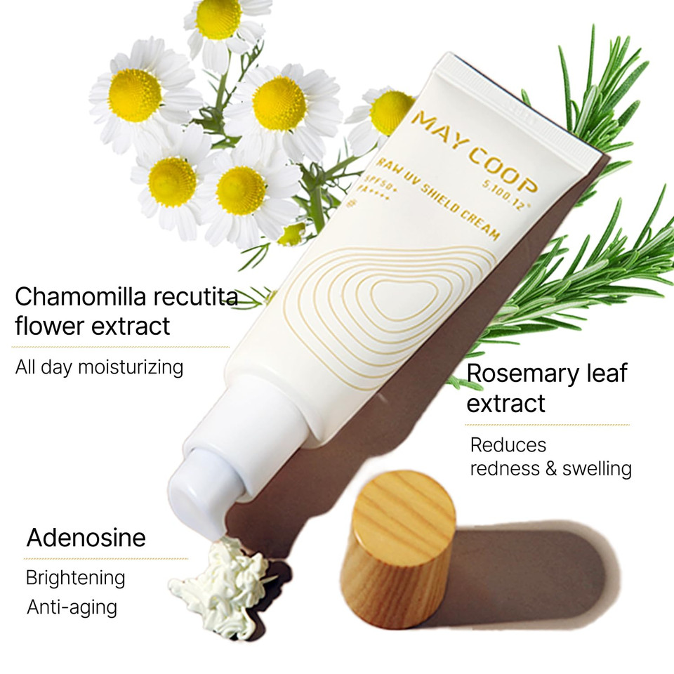 May Coop Facial Sunsreen Sun Cream Spf50+/ Pa++++ 50 G / 1.7 Fl.Oz | Korean Sun Block For Face