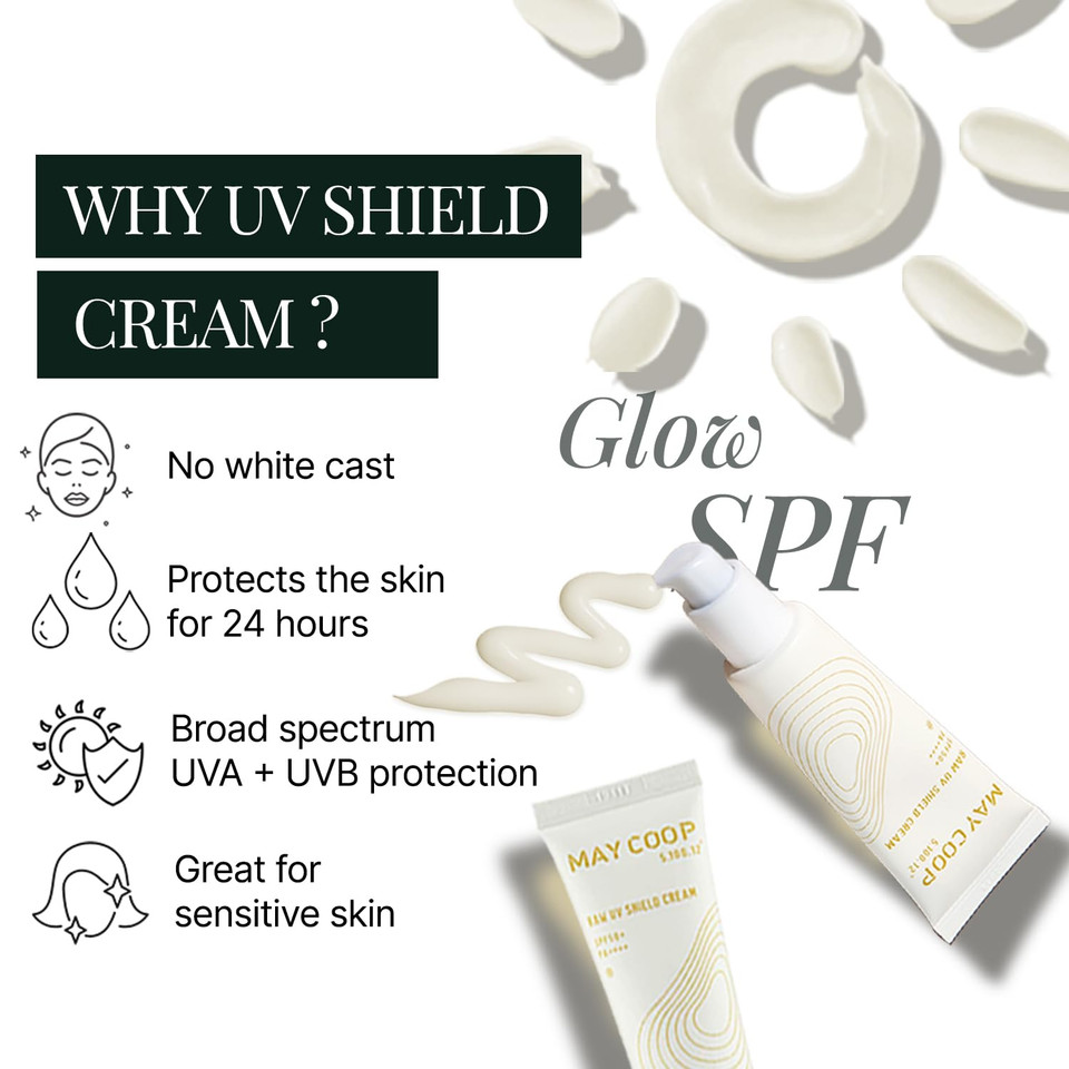May Coop Facial Sunsreen Sun Cream Spf50+/ Pa++++ 50 G / 1.7 Fl.Oz | Korean Sun Block For Face