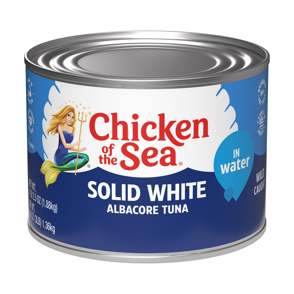 Chicken Of The Sea Solid White Albacore Tuna In Water, Wild Caught Tuna, 66.5-Ounce Can (Pack Of 1)