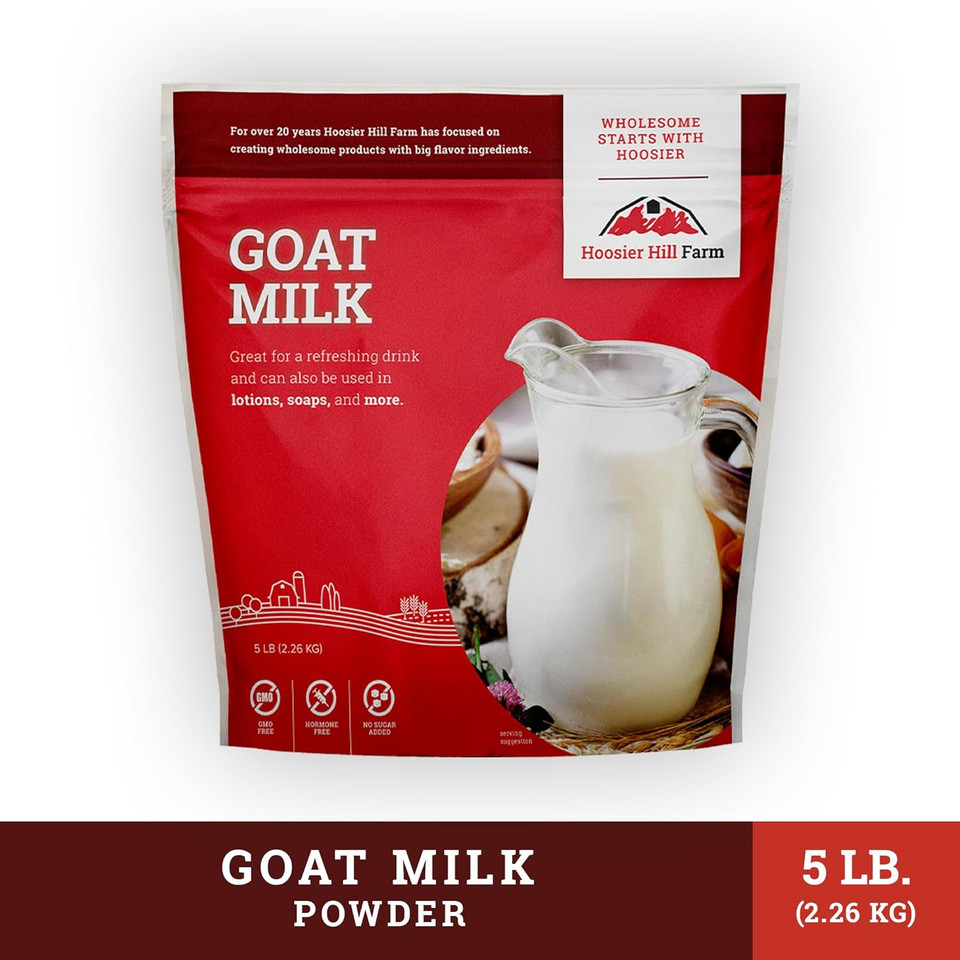Hoosier Hill Farm Goat Milk Powder, 5Lb (Pack Of 1)
