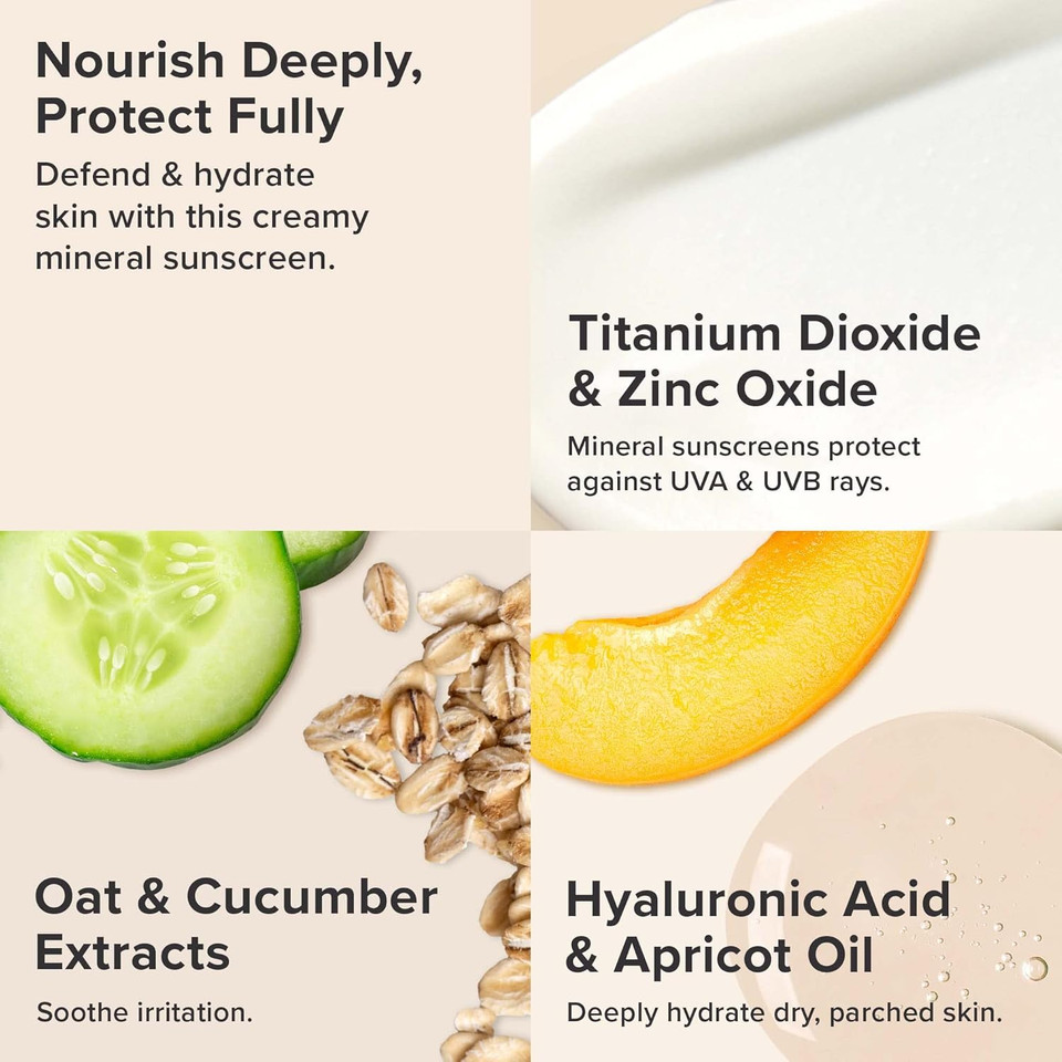 Paula'S Choice Skin Recovery Daily Moisturizing Lotion Spf 30 Mineral Sunscreen, 2 Ounce Bottle Moisturizing Sunscreen For Dry And Sensitive Facial Skin