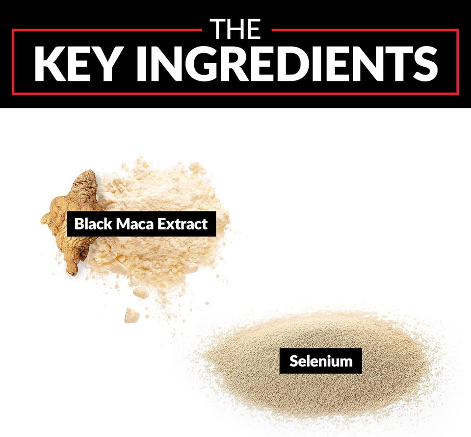 Force Factor Black Maca Gummies, Black Maca Root To Enhance Vitality In Men & Women, Increase Energy & Strength, With Bioperine For Superior Absorption, Delicious Passion Berry Flavor, 60 Gummies