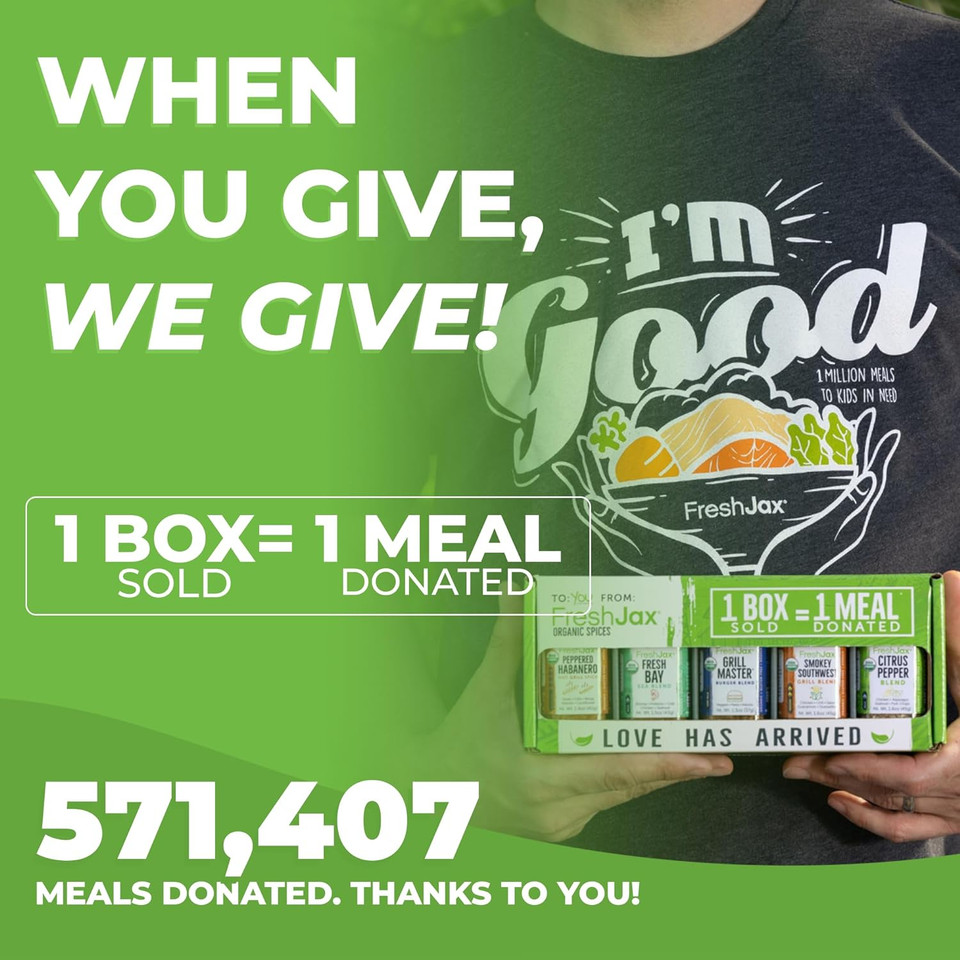 Freshjax Organic Hog Heaven Pork Rub (5.1 Oz Bottle) Non Gmo, Gluten Free, Keto, Paleo, No Preservatives Bbq Pork Seasoning Mix | Handcrafted In Jacksonville