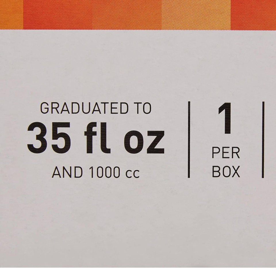 Mckesson Female Urinal Graduated Markings, Lightweight, Single Patient Use, 946 Ml, 1 Count