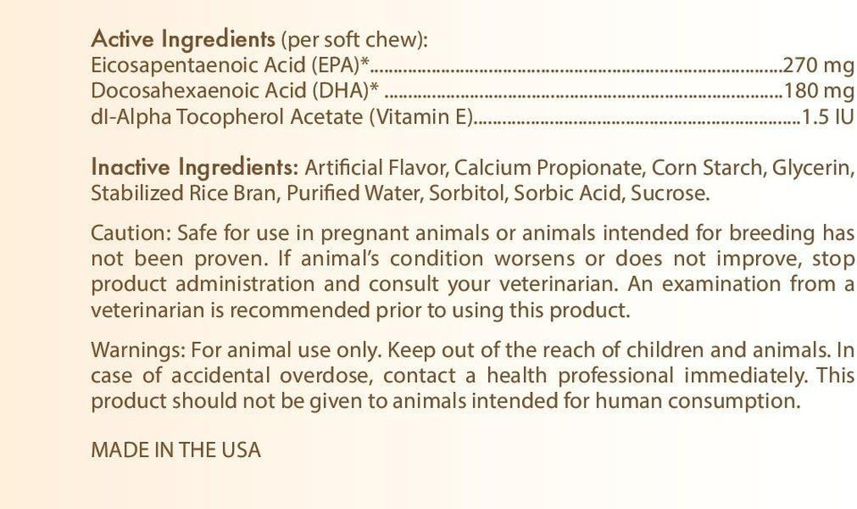 Healthy Breeds Australian Shepherd Omega Hp Fatty Acid Skin And Coat Support Soft Chews 60 Count (Pack Of 2)