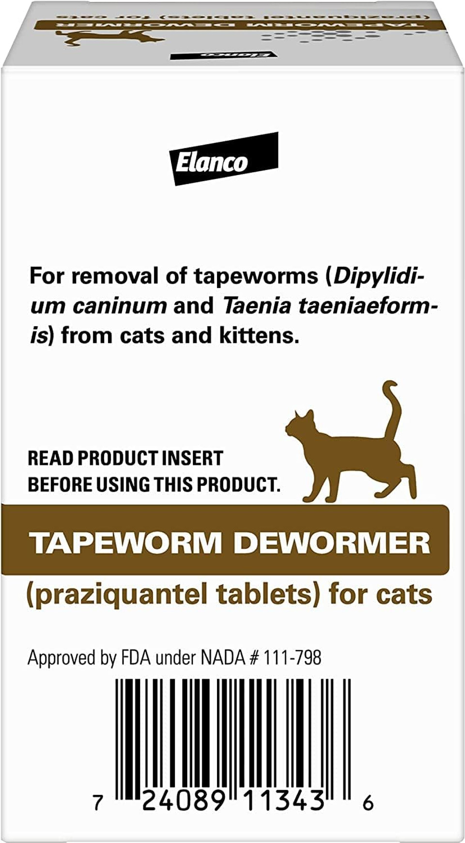 Tapeworm Dewormer for Cats and Kittens