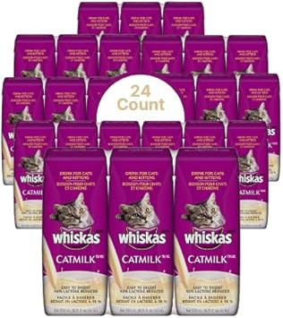 Whiskas Catmilk Plus Drink For Cats And Kittens 6.75 Fl Ounces, 24 Count