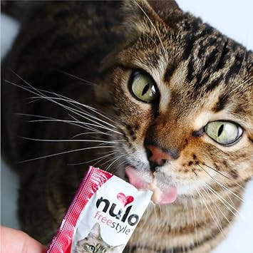Nulo Freestyle Grain-Free Perfect Purees Premium Wet Cat Treats, Squeezable Meal Topper For Felines, High Moisture Content To Support Cat Hydration, 0.5 Ounce, Variety Pack