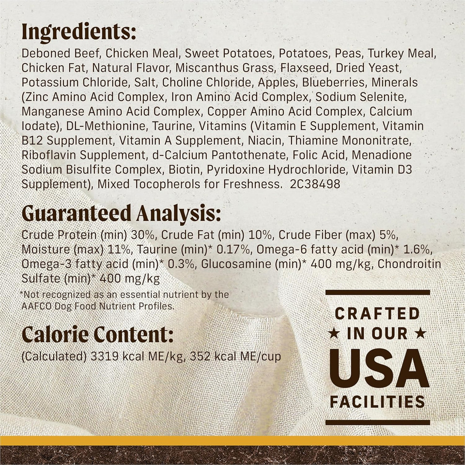 Merrick Premium Grain Free Dry Dog Food Weight Management Dog Food, Wholesome And Natural Kibble, Healthy Weight Recipe - 22.0 Lb. Bag