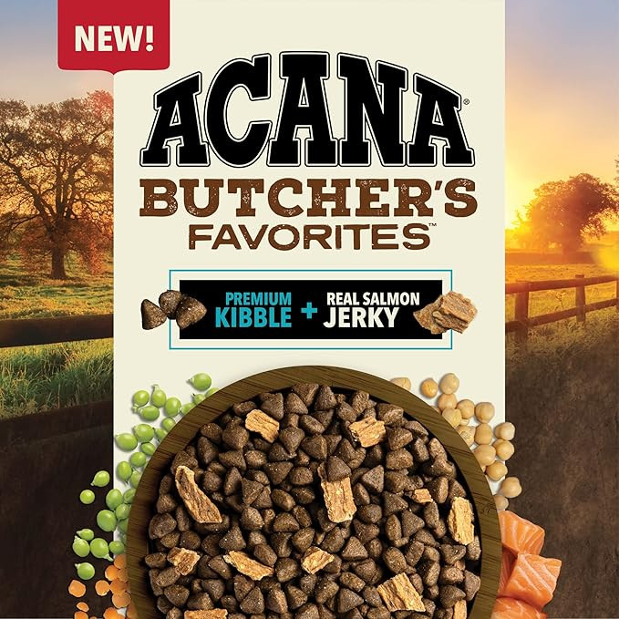 Acana Butcher'S Favorites Dry Dog Food, Wild-Caught Salmon Recipe, Fish Dog Food, 4Lb