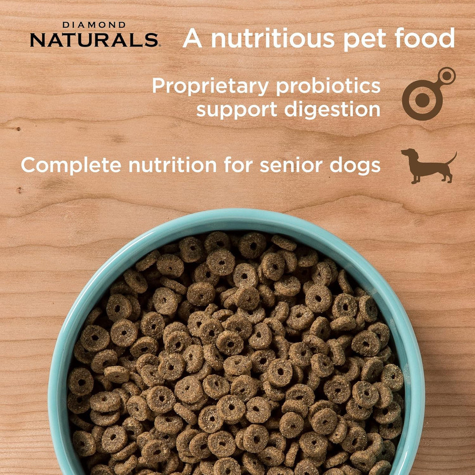 Taste Of The Wild Diamond Naturals Senior Real Meat Recipe Premium Dry Dog Food With Real Cage Free Chicken, 6Lb, 60841
