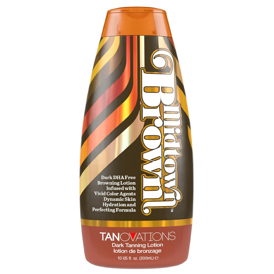 Tanovations Midtown Brown - Antioxidant Rich Radiance Boosting Dark Dha Free Browning Dark Tanning Lotion