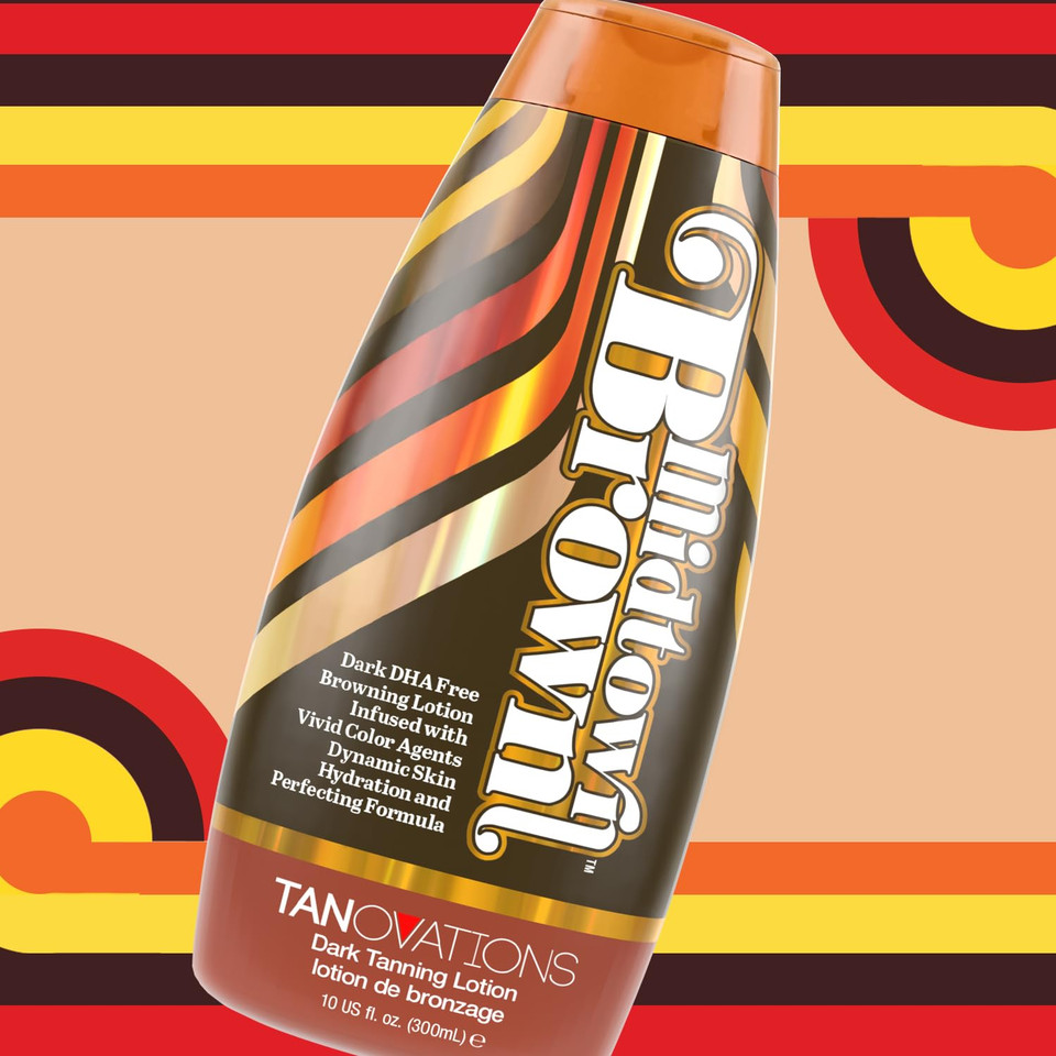 Tanovations Midtown Brown - Antioxidant Rich Radiance Boosting Dark Dha Free Browning Dark Tanning Lotion