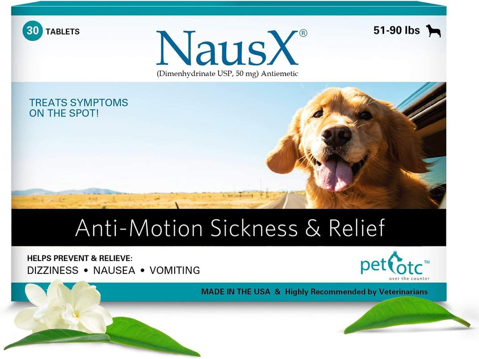 (51-90Lbs Anti Nausea/Motion Sickness Treatment And Preventative For Dogs (Nsxl)