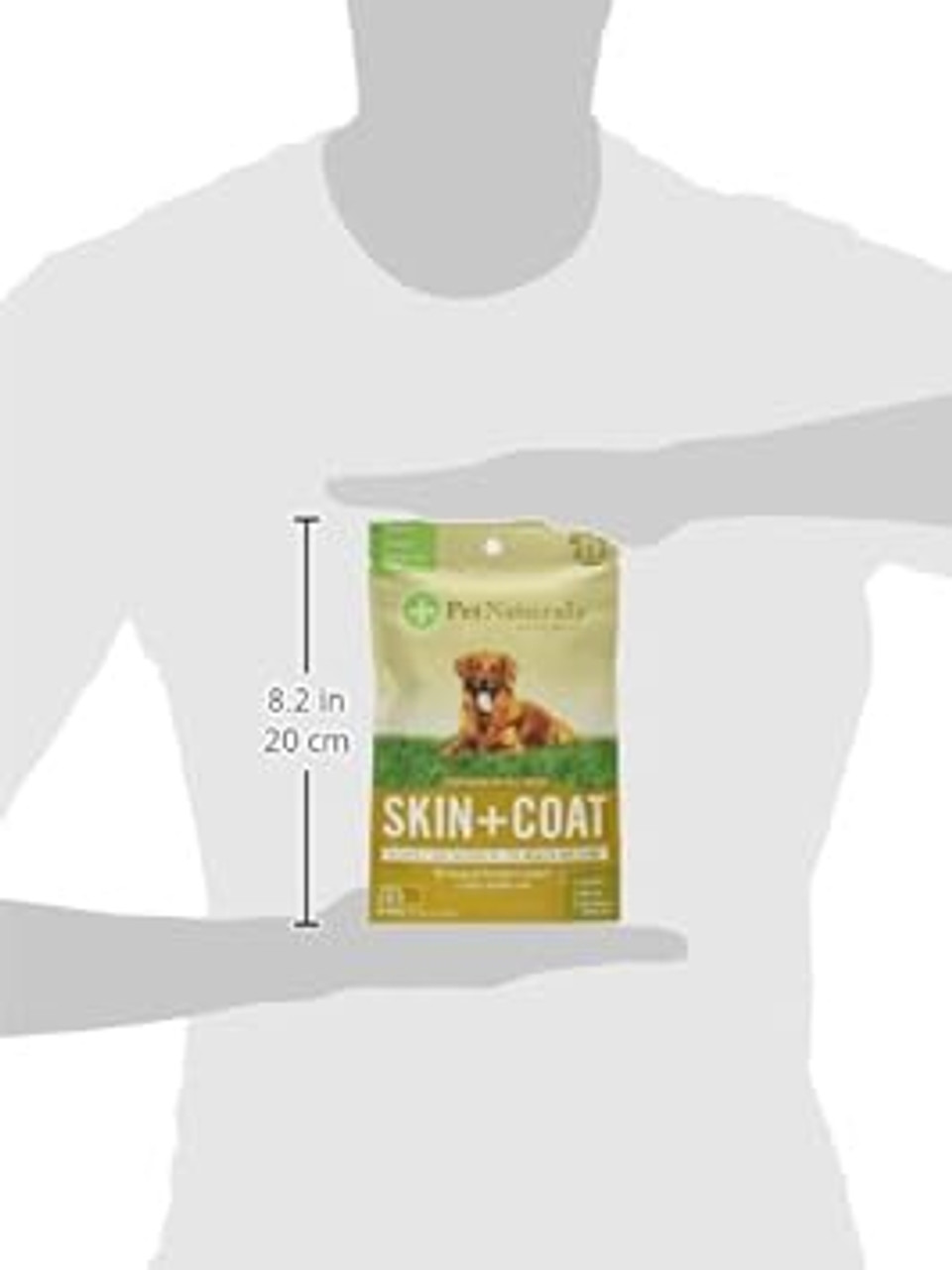 Pet Naturals Skin And Coat For Dogs With Dry, Itchy And Irritated Skin, 30 Chews - Salmon Oil, Vitamin E And Flax Oil - No Corn Or Wheat - Vet Recommended