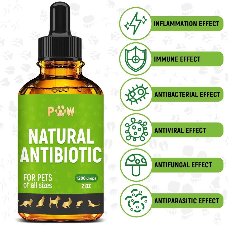 Antibiotics For Cats | Natural Antibiotics For Dogs | Cat Antibiotic | Antibiotics For Dogs | Pet Antibiotic | Dog Antibiotic | Natural Antibiotics For Cats | 2 Oz