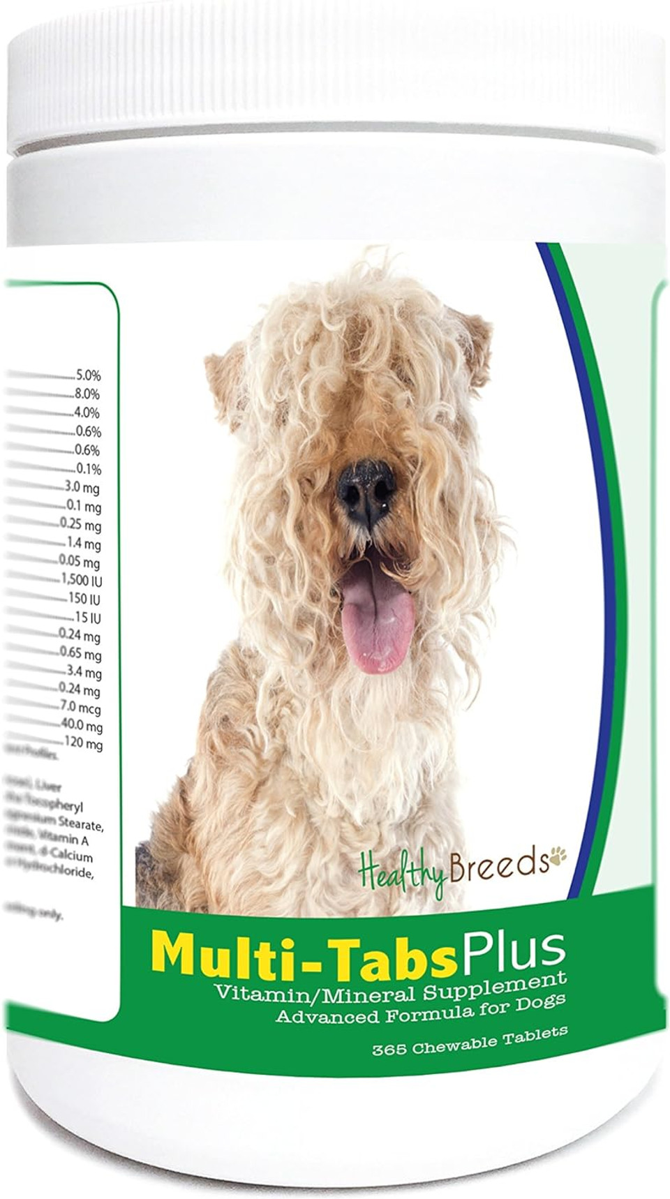 Healthy Breeds Lakeland Terrier Multi-Tabs Plus Chewable Tablets 365 Count