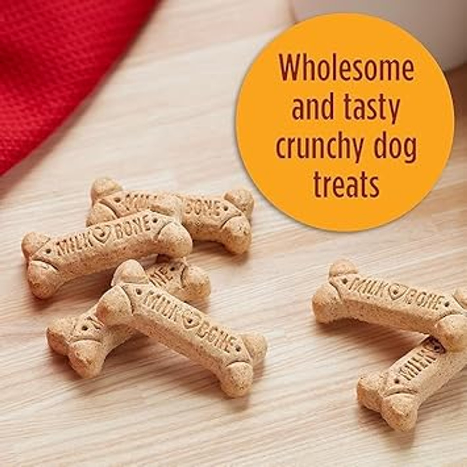 Milk-Bone Original Dog Treats For Medium Dogs, 24 Ounce, Crunchy Biscuit Helps Clean Teeth