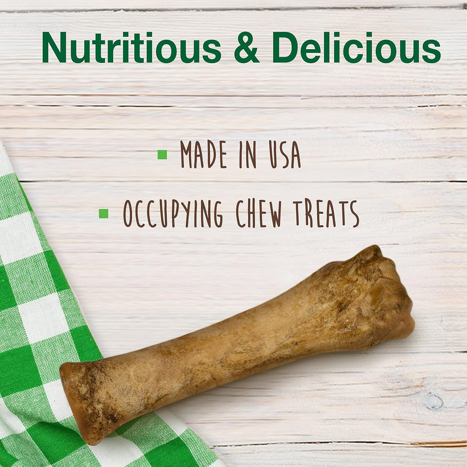 Nylabone Healthy Edibles Natural Dog Chews Long Lasting Roast Beef Flavor Treats For Dogs, X-Large/Souper (2 Count)