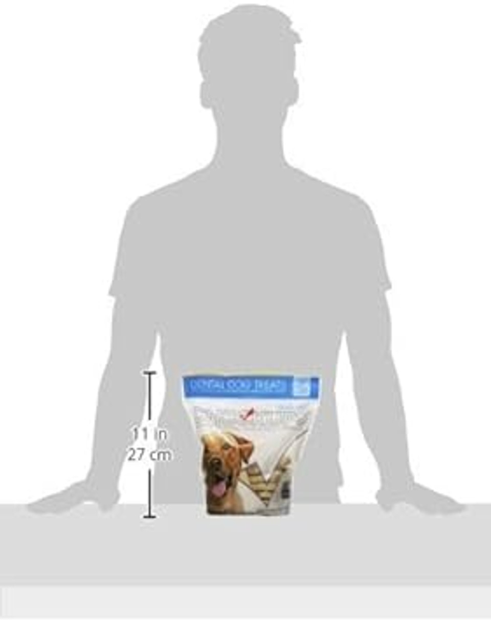 Checkups- Dental Dog Treats, 24Ct 48 Oz. For Dogs 20+ Pounds (2 Bags, 48 Count Total)