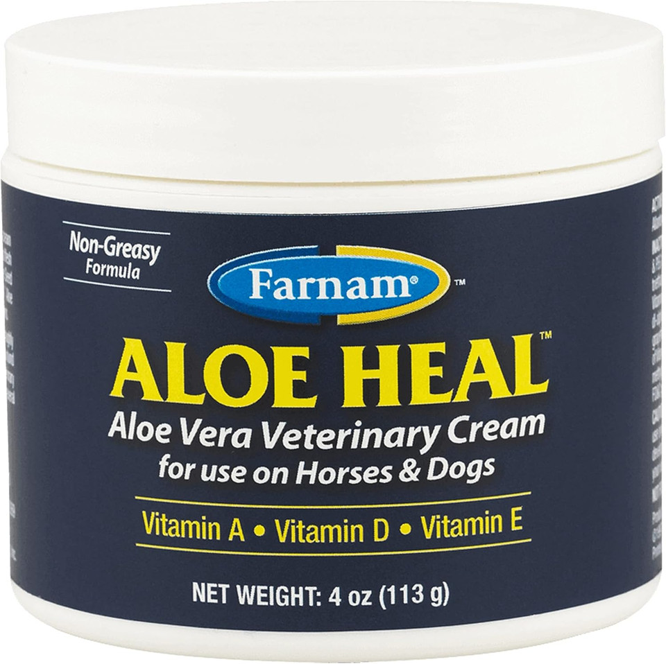 Farnam Aloe Heal Aloe Vera Veterinary Cream For Use On Horses And Dogs 4 Ounces