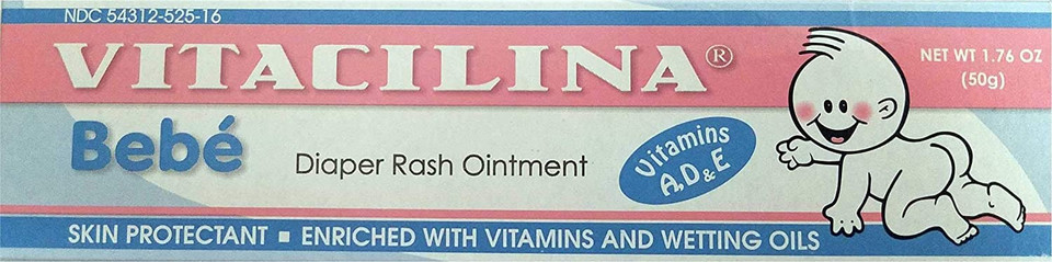 Vitacilina Bebe Diaper Rash Ointment 1.76 Oz