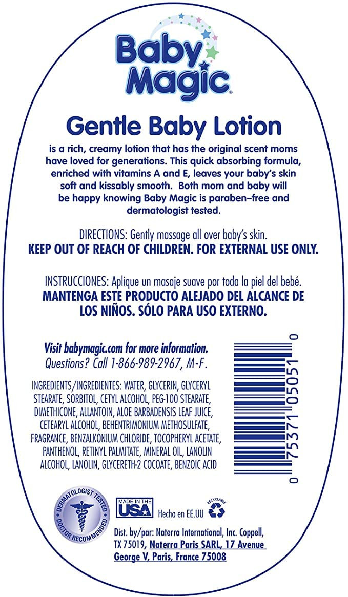 Baby Magic Original Baby Lotion, 30 Oz. (Pack Of 4)