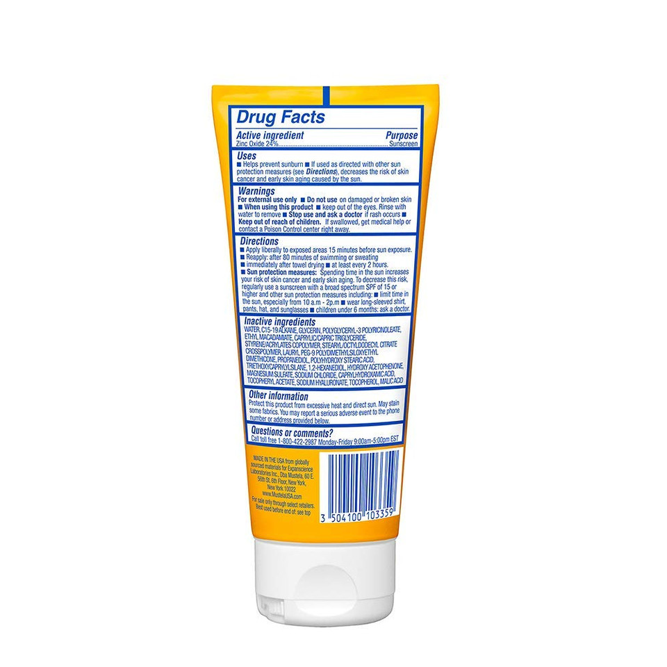 Mustela Baby Mineral Sunscreen Lotion Spf 50 Broad Spectrum - Face & Body Sun Lotion For Sensitive Skin - Water Resistant & Fragrance Free - Regular & Family Size