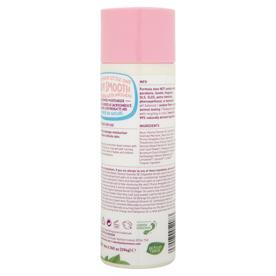 Jackson Reece Kinder By Nature Natural Baby Moisturizer