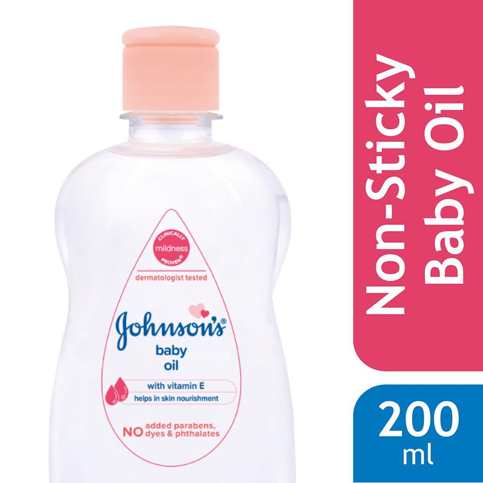 Johnson'S Baby Oil With Vitamin E (200Ml) 200Ml Clear