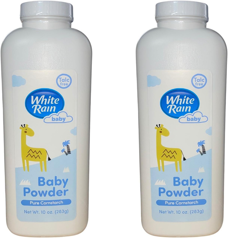 Baby Powder For Sensitive Skin Pure Cornstarch Bpa Paraben And Talc Free With Vitamin E (2-10Oz Bottles)
