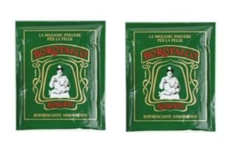 Roberts: Borotalcoã¢Â® Talc Powder - 100 G (3.5 Oz) * Pack Of 2 * [ Italian Import ]