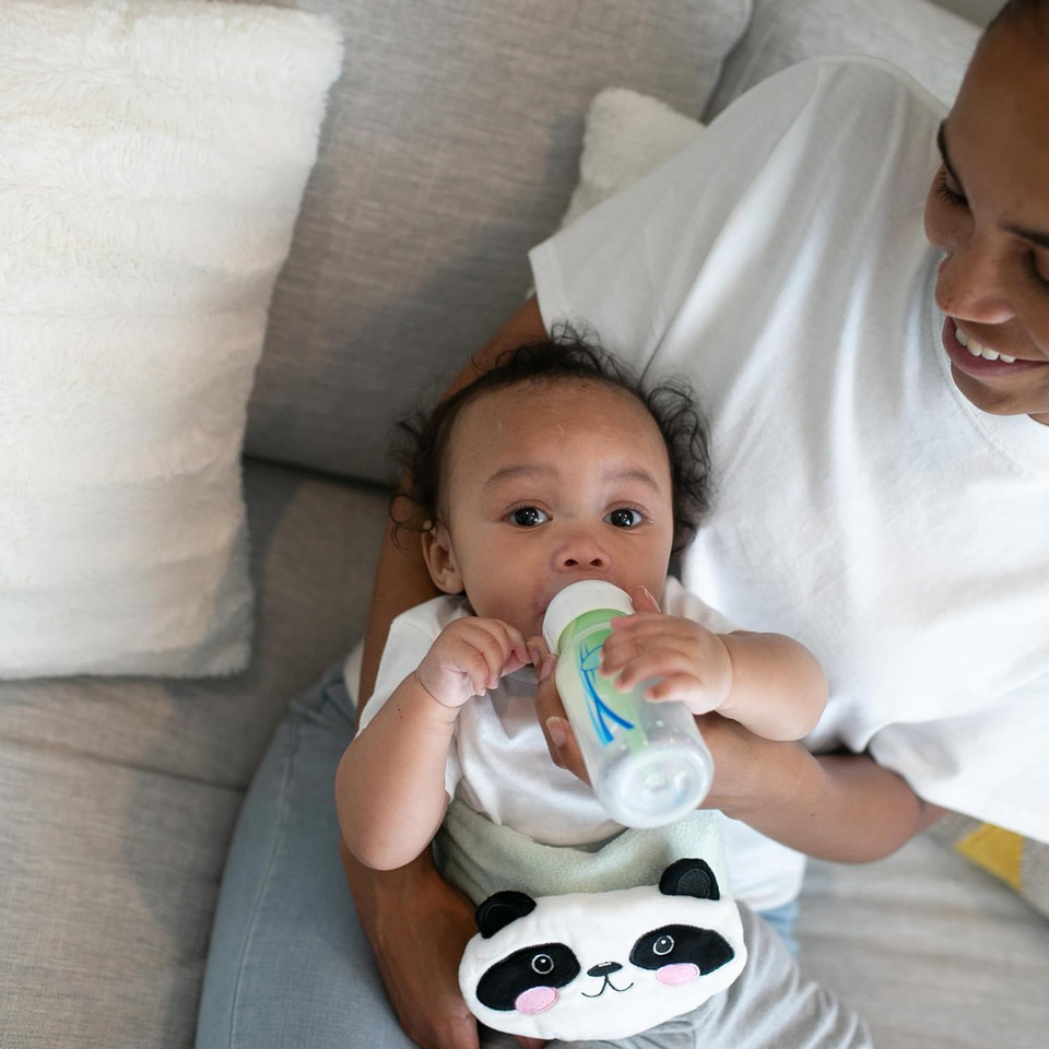 Dr. Brown'S Infant Gripebelt For Colic Relief, Heated Tummy Wrap, Baby Swaddling Belt For Gas Relief, Natural Relief For Upset Stomach In Babies And Toddlers, Panda, 0-3M