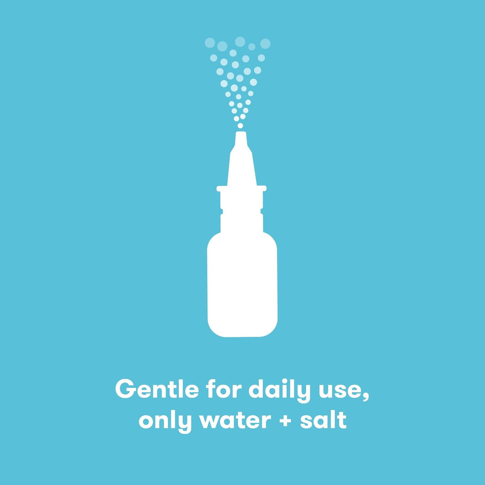 Frida Baby Nosefrida Nasal Saline Spray, Baby Saline Drops + Spray To Soften Nasal Passages, 0.68 Fl Oz