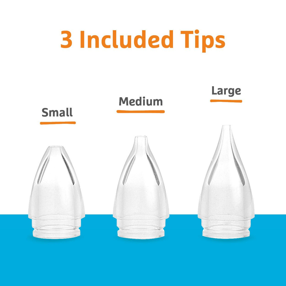 Munchkinã¢Â® Clearnoseã¢Â Baby Nasal Aspirator - No Filters Needed, Gentle Nose Sucker For Baby Snot, Clear/White