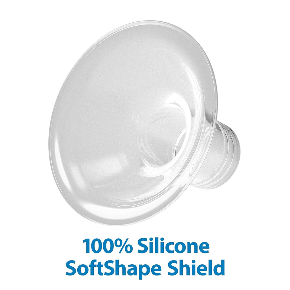 Dr. Brown's SoftShape 100% Silicone Nipple Shields,Size C (30mm),2 Pack