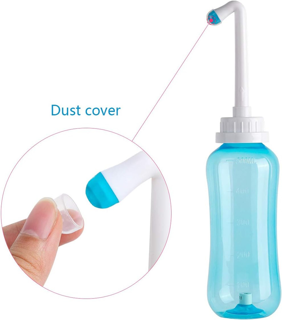 Live4Cool Peri Bottle For Postpartum Perineal Care 16.9Oz/500Ml For Mom And Baby Clean,Portable Travel Bidet With 2 Rinse Tubes For Baby Female Menstruation Cleaning Lochia Hemorrhoids