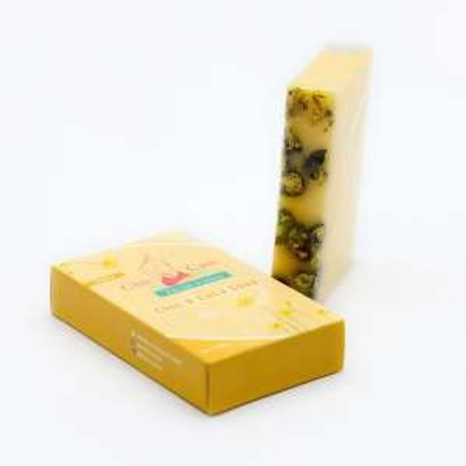 Chic V Cuca Soap (Daisy) Ph Balanced, Feminine Care, Eliminates Odor, Organic 100% Handmade Vaginal Soap