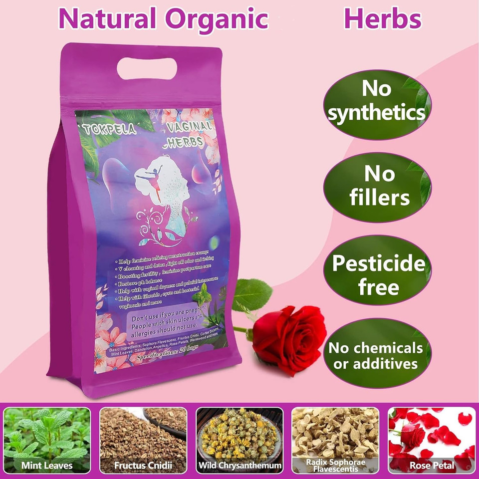 Yoni Herbs For Cleansing And Tightening,100% Organic V Steaming Herbsfilter Bag Packaging, Yoni Kitv Steam Herbs Tone & Rejuvenate For Women - V Cleansingph Balance20 Steams