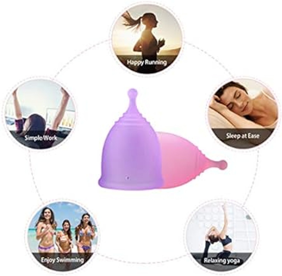 Rosa Rugosaã¢Â® Menstrual Cup Steamer, Portable Menstrual Cup Wash Kit, Comes With Two Reusable Period Cup, High Temperature, Great Partner For Women Travel