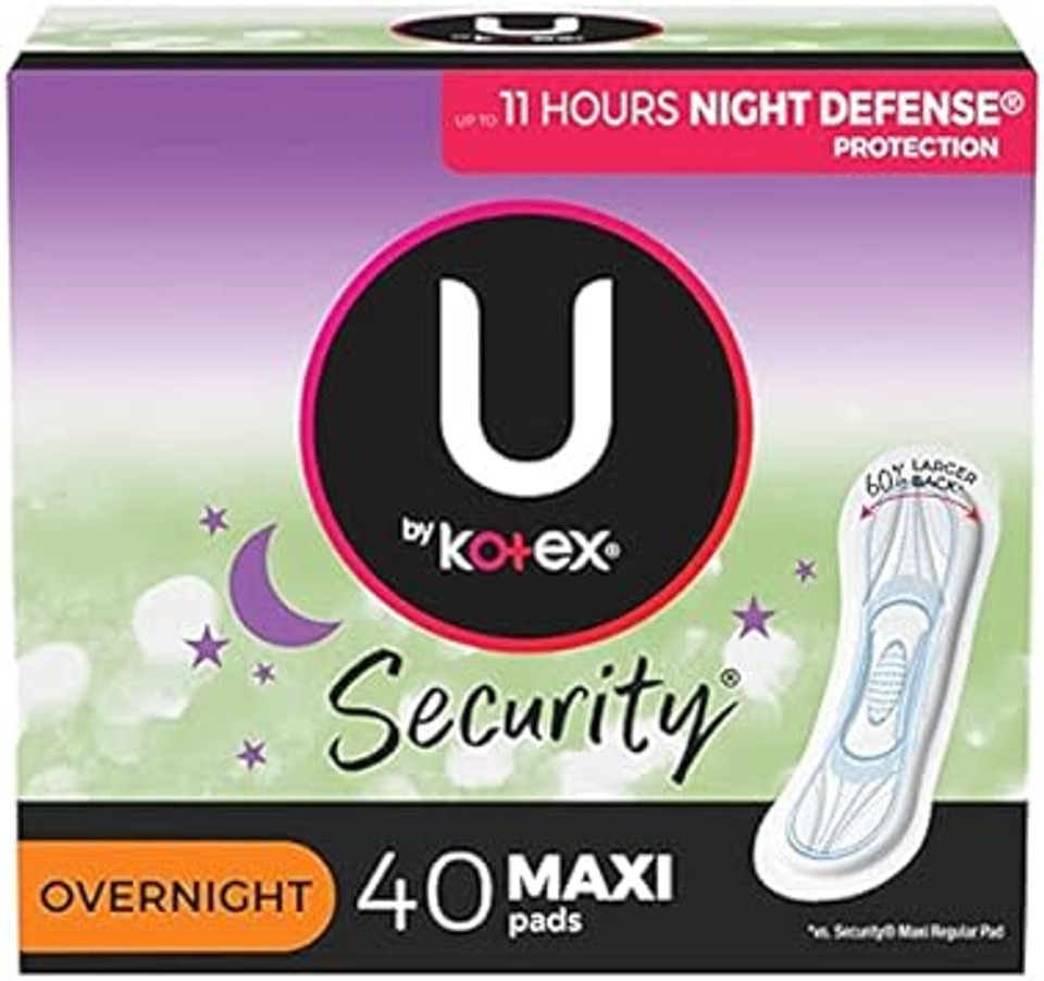 Kotex Overnight Security Pads 40 Count Kotex Overnight Security Pads 40 Count