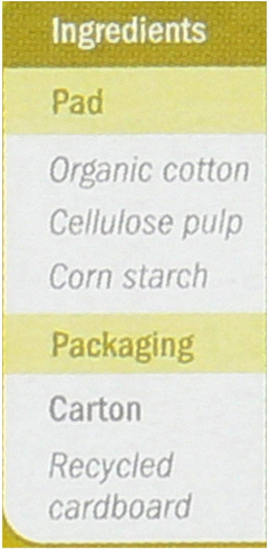 Natracare Natural Curved Panty Liners - 30 Pack - Organic Cotton Cover - Chlorine Free