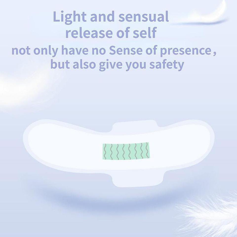 Maxi Pads For Women Heavy Flow With Wings Pure Cotton Panty Liners 10 Count Fragrance-Free Pad