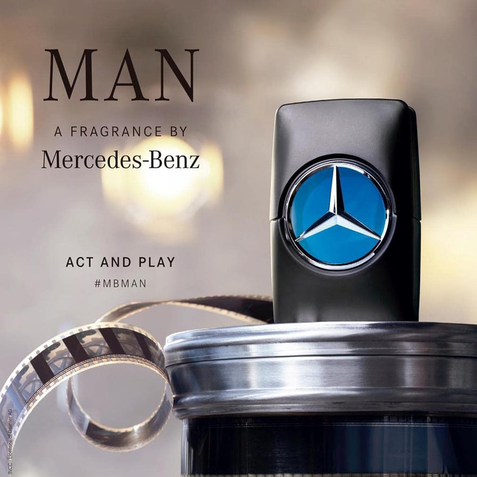 Mercedes-Benz Man - Elegant Fragrance With Sensual, Floral, Woody Notes - Mesmerize The Senses With Original Luxury Menã¢ÂS Eau De Toilette Spray - Endless Day Through Night Scent Payoff - 1 Oz