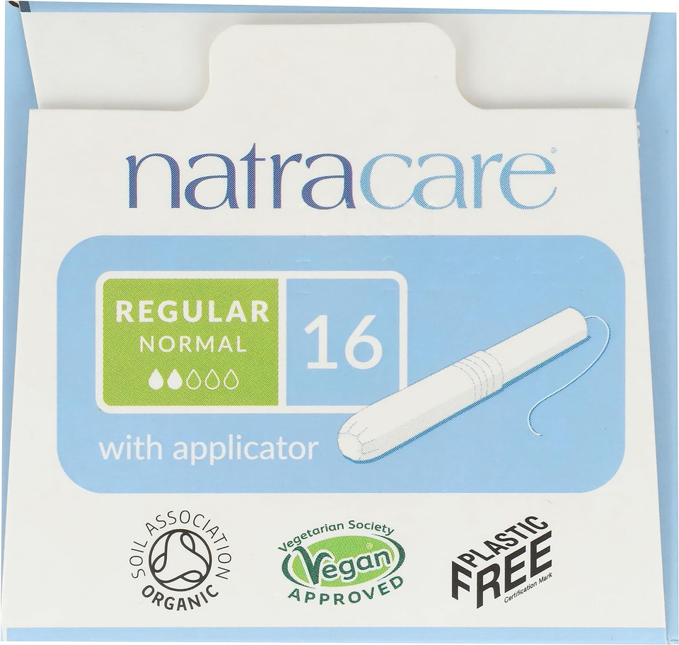 Natracare Organic Cotton Tampons With Cardboard Applicator, (1 Pack, 16 Tampons Total) Natracare Organic Cotton Tampons With Cardboard Applicator, (1 Pack, 16 Tampons Total)