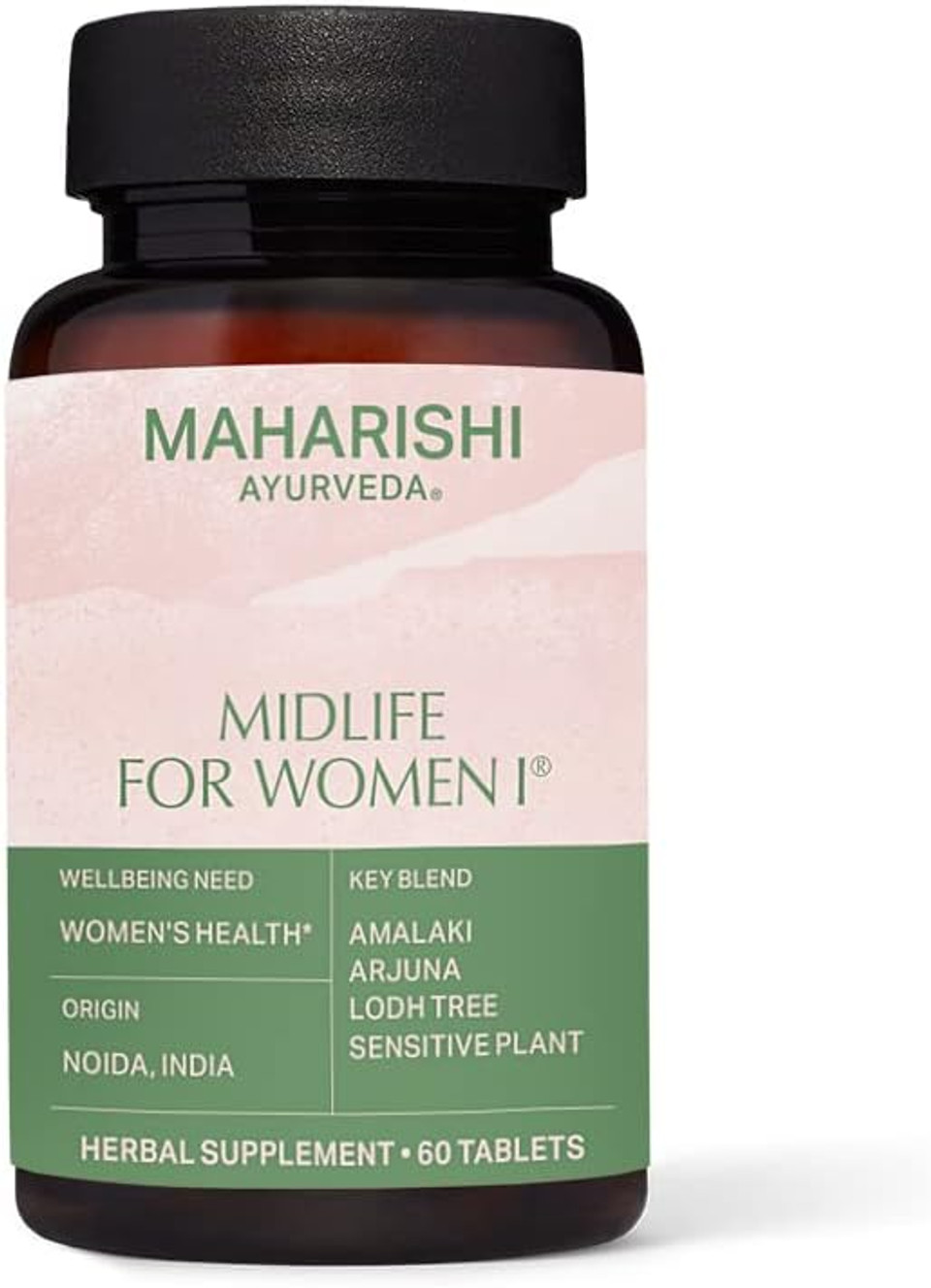 Maharishi Ayurveda - Midlife For Women I Women'S Health Herbal Supplement | Supplementation To Help Hormone Balance For Women | Eliminate Toxins & Nourish The Uterus (60 Tablets - 1000Mg)